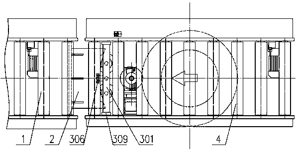Safe position-limiting mechanism for automatic rotary table conveying device