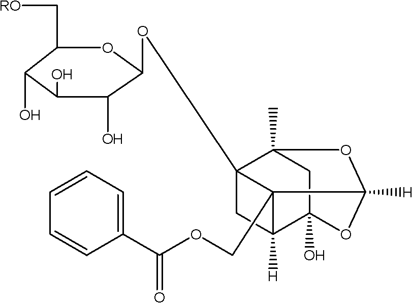 Paeoniflorin aromatic ester derivative, preparation method and applications thereof