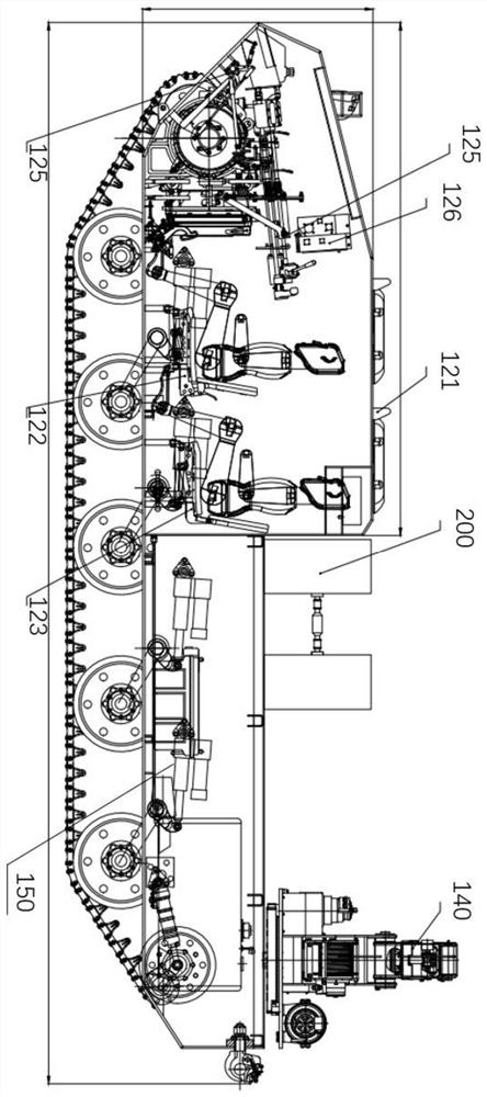 Air-dropped material ground receiving transport vehicle and positioning hoisting control method thereof