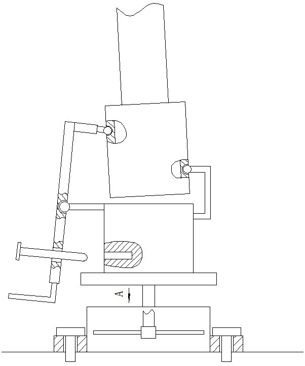 Assembled building beam and column connecting device