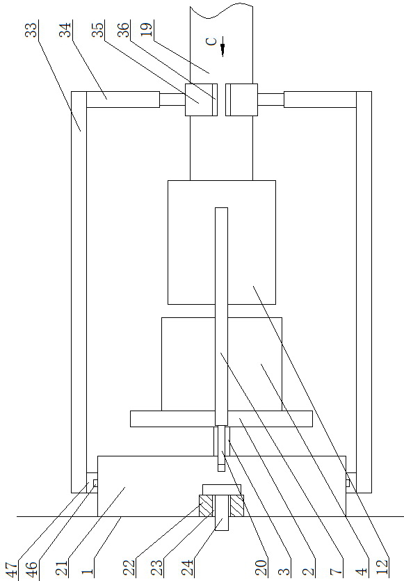 Assembled building beam and column connecting device