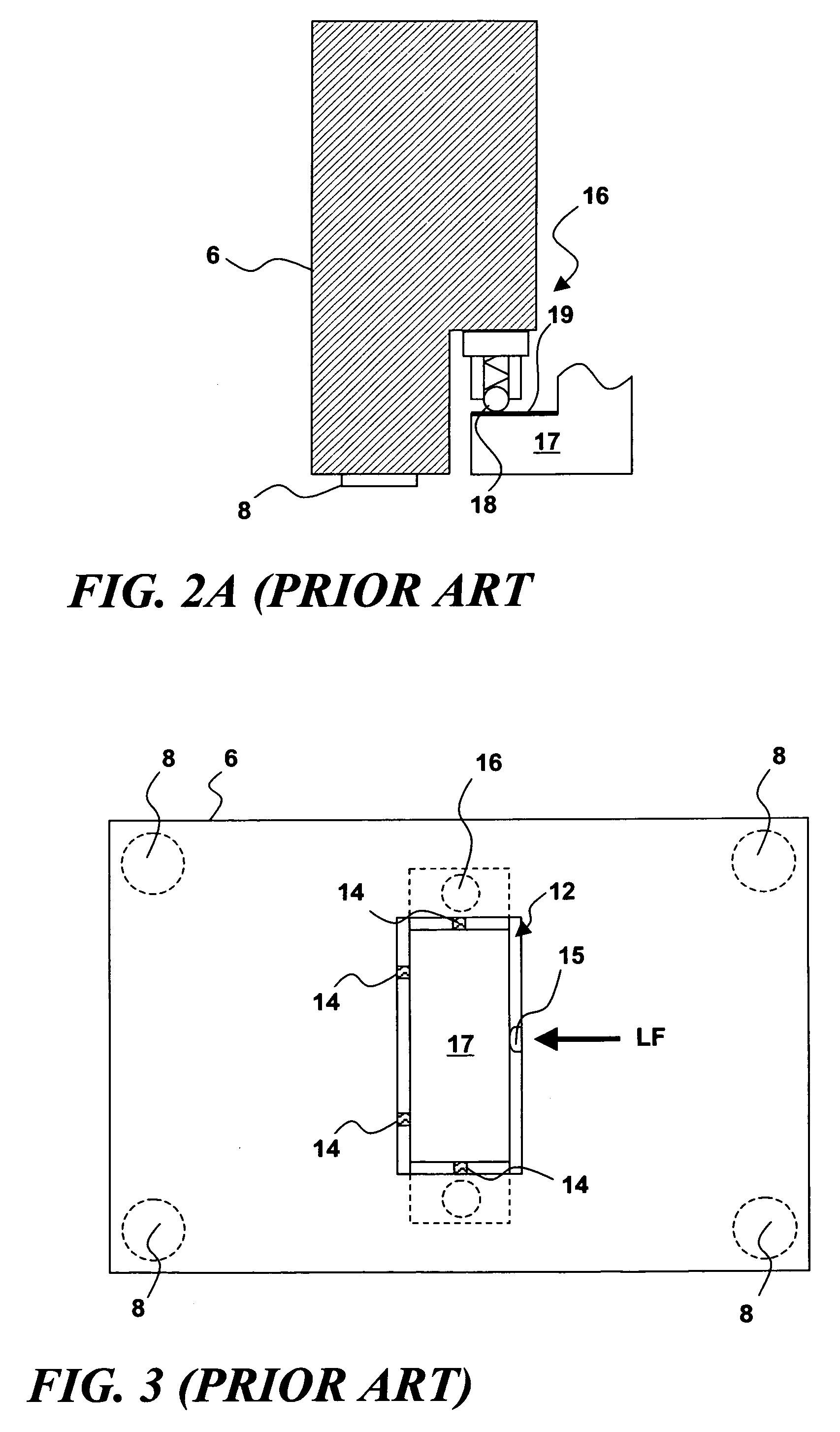 Lapping system with mutually stabilized lapping carriers