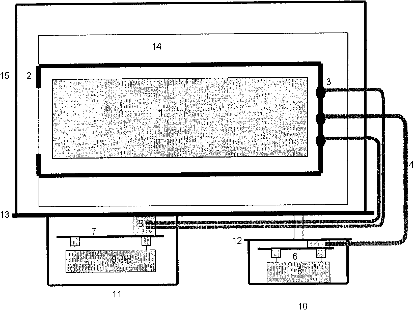 Migration tube module for ionic migration spectrometer