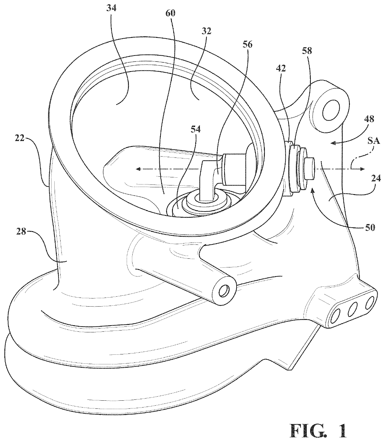 Turbine housing of a turbocharger