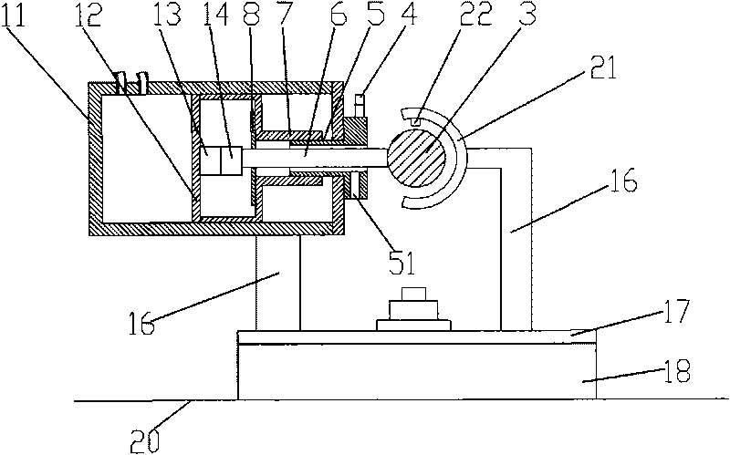 Device for testing dynamic stiffness and constant pressure of high-speed electric spindle