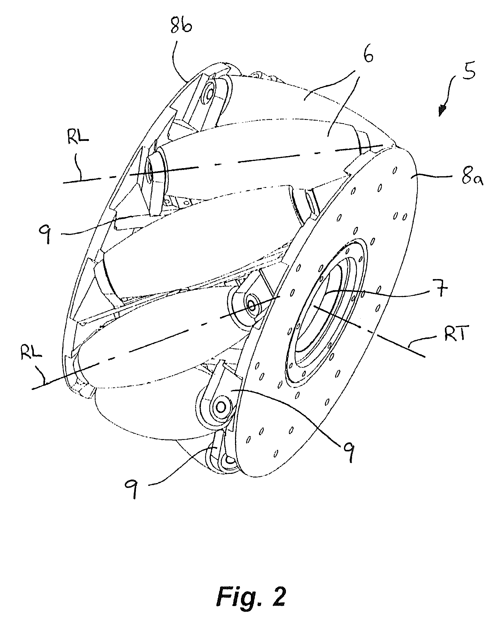 Omnidirectional wheel and method for the assembly thereof