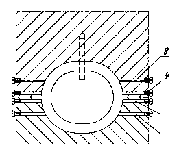Integral forming process method of thin-wall hooped tube workpieces