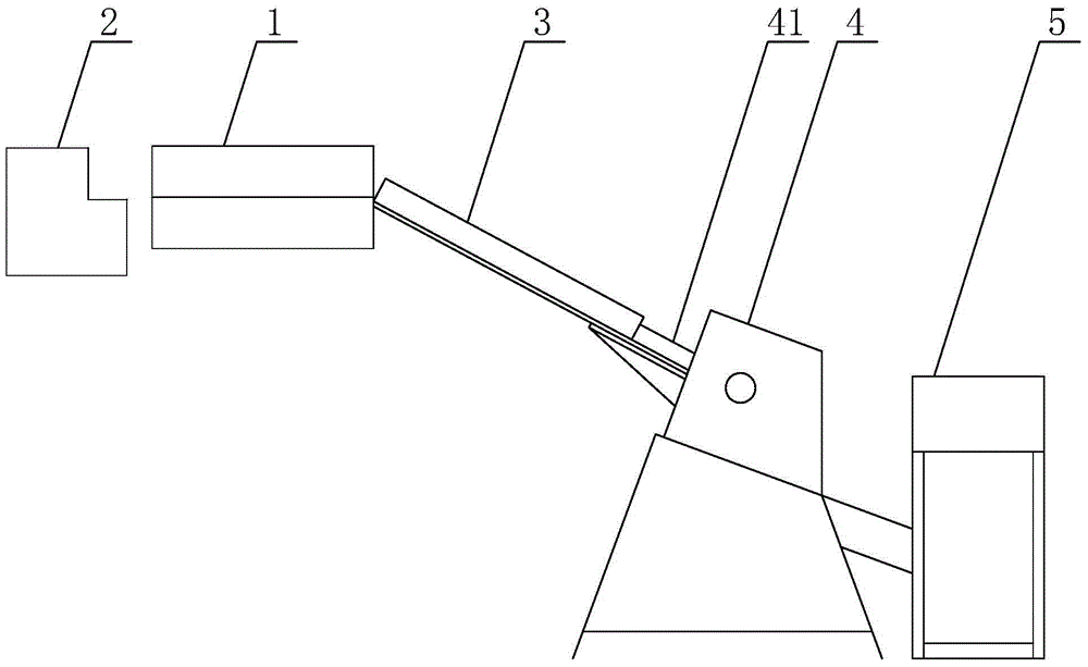 One-shot forming mechanism of brake shoe panel