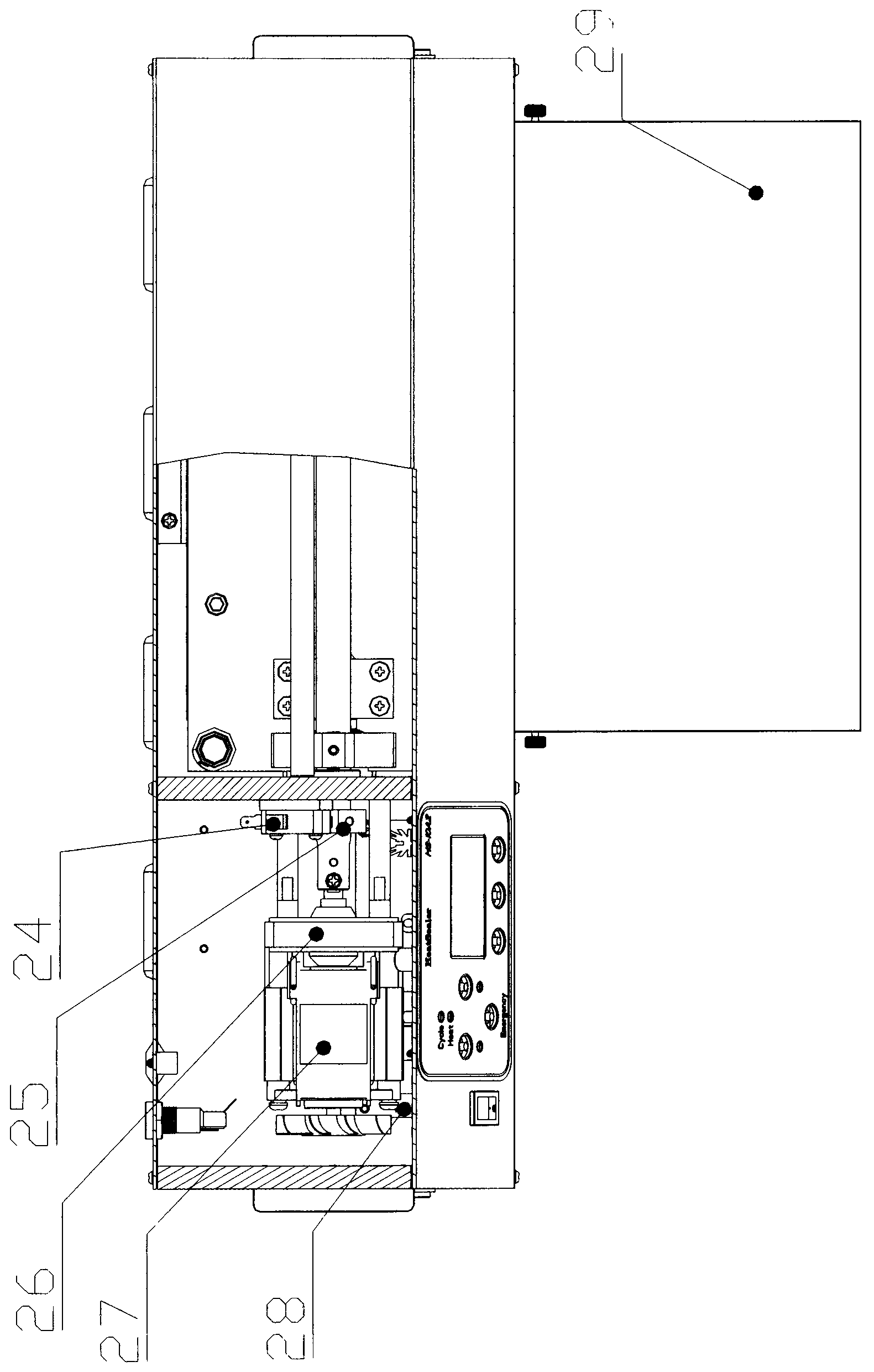 Electric thermostatical plate sealing machine