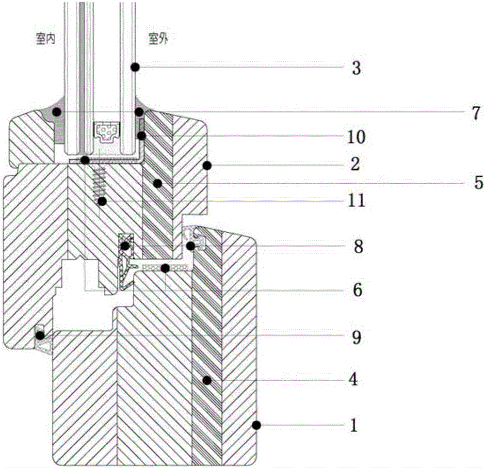 Solid wood fireproof window