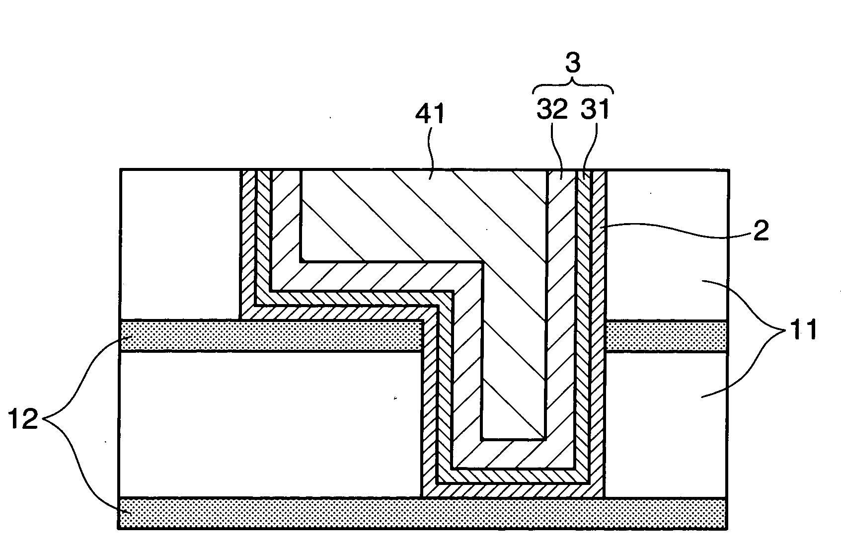 Laminated structure, very-large-scale integrated circuit wiring board, and method of formation thereof