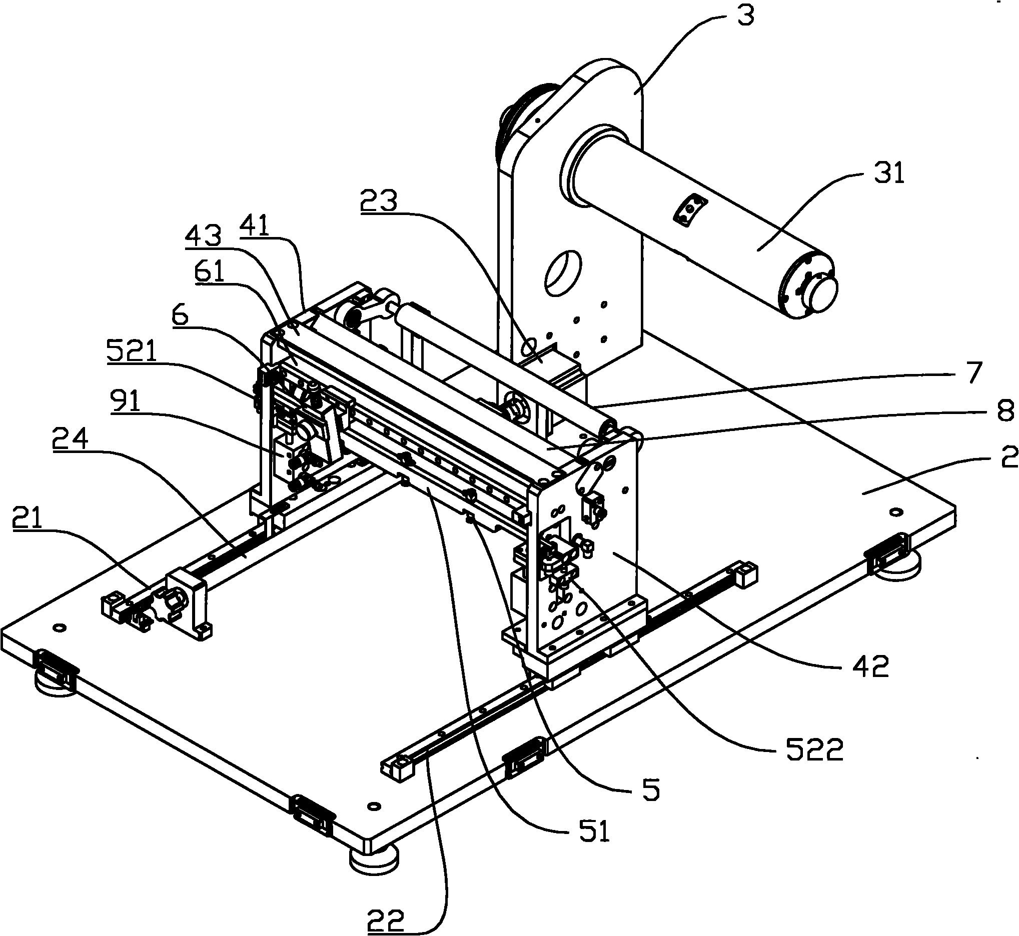 Film attaching method and device