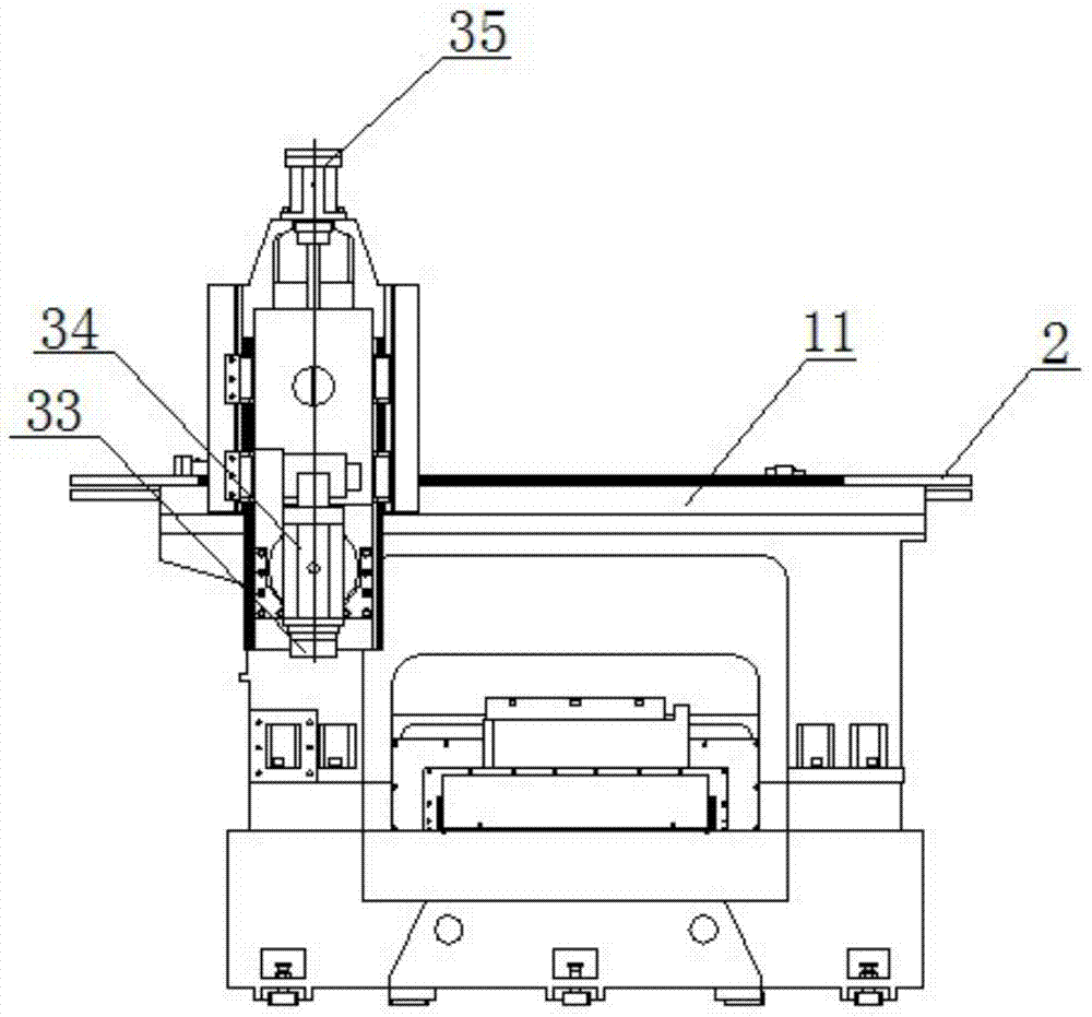 Five-axis high-speed precision-machining numerical control machine tool