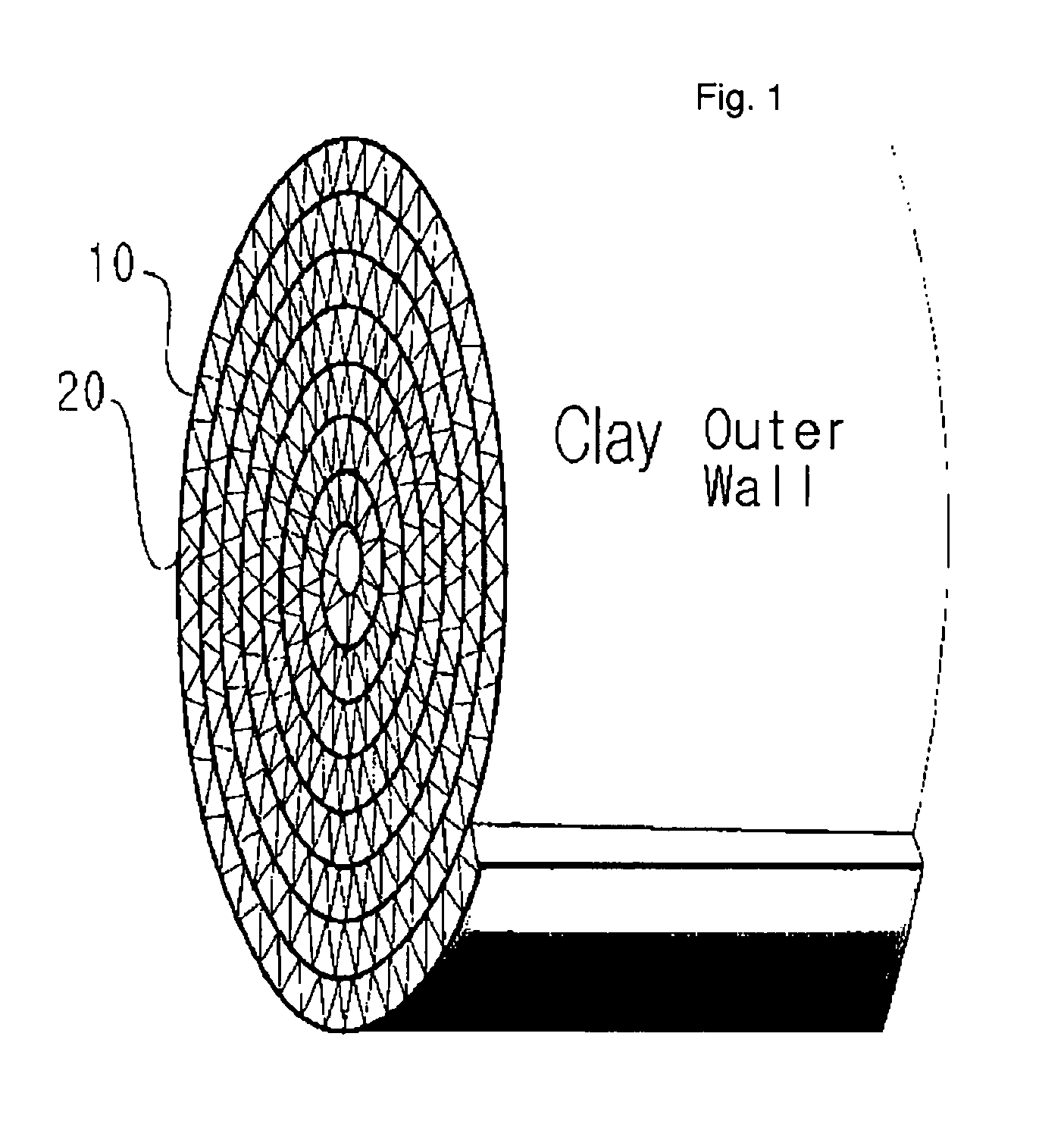 Ceramic filter comprising clay and process for preparing thereof