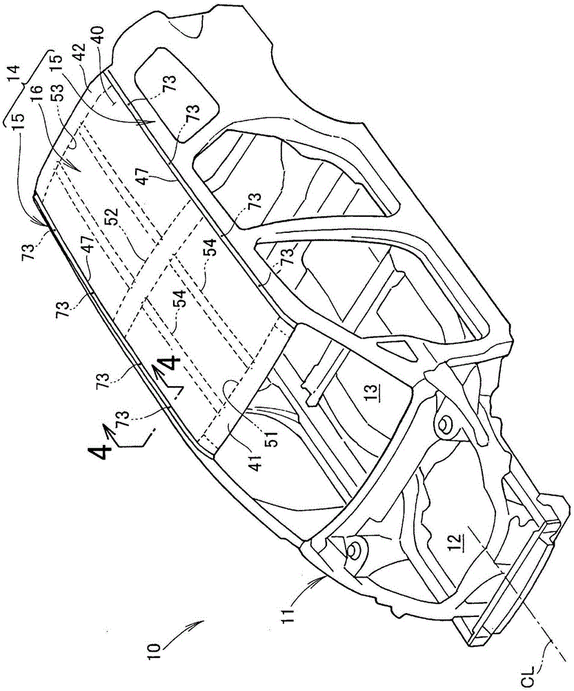 roof structure for vehicles