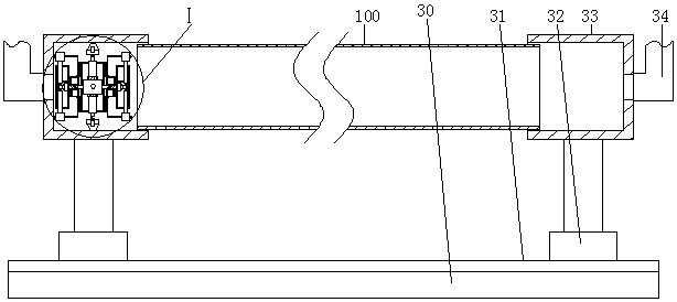 Semi-closed space coating equipment for building industrialization