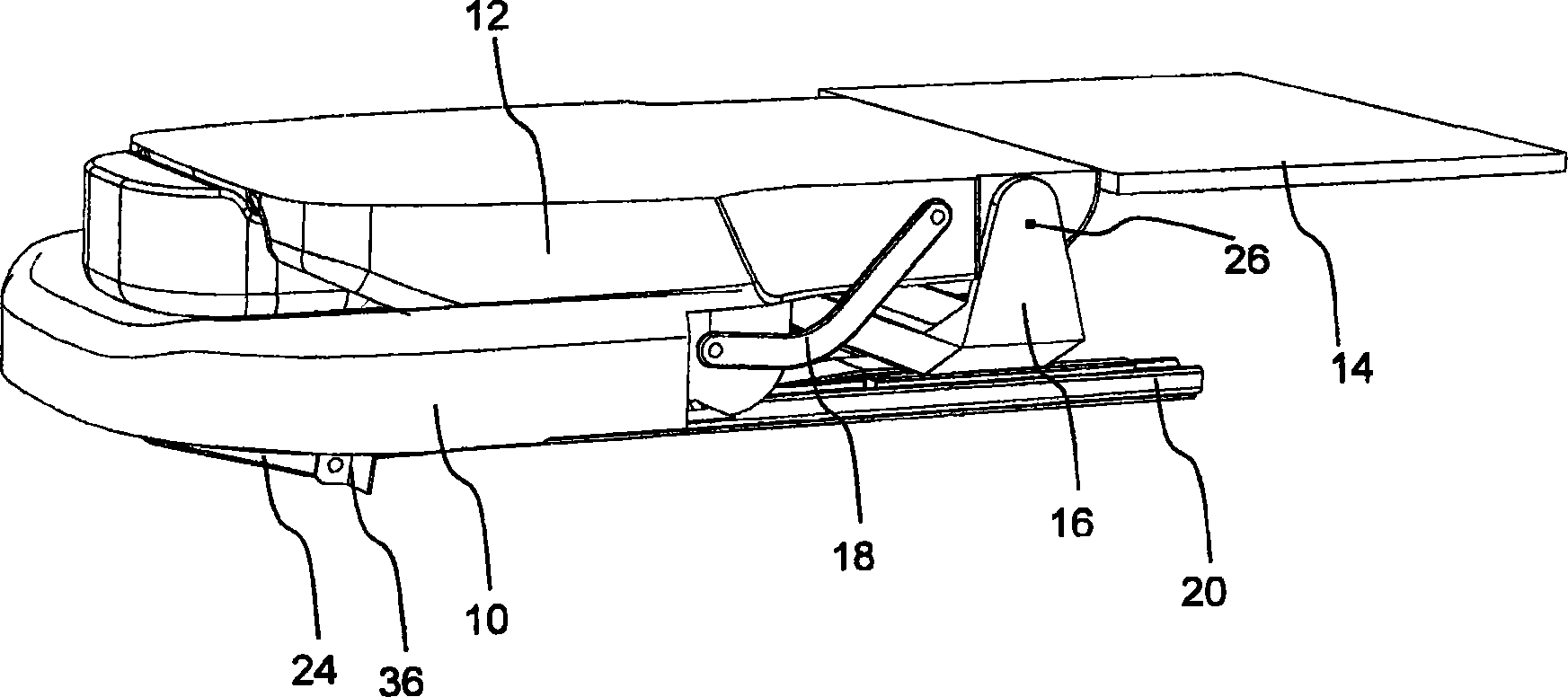 Fold-down vehicle seat