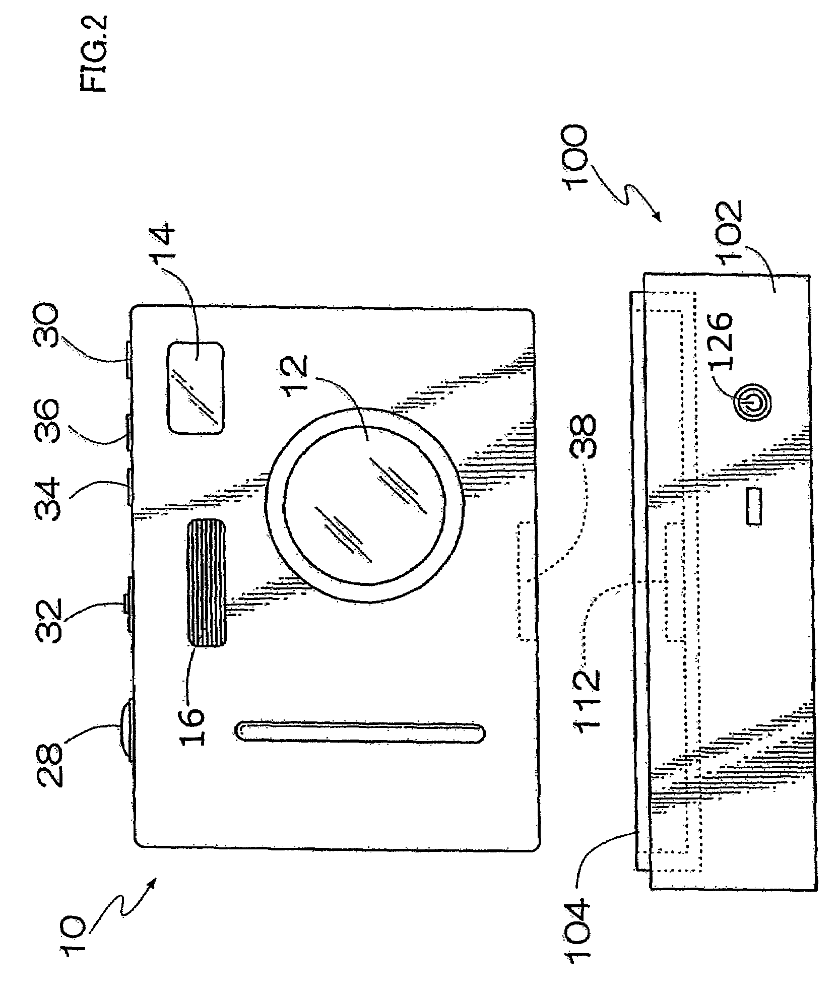 Digital camera and cradle on which the digital camera is mounted