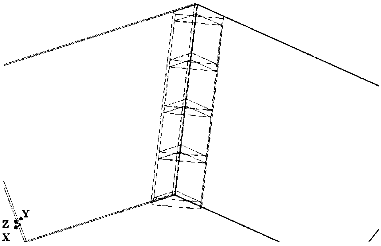 A polyhedral anti-icing device suitable for single-column three-pile offshore wind power foundation