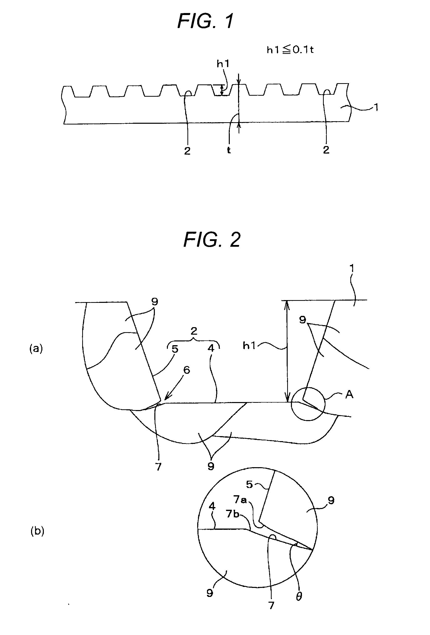Metal plate for heat exchange and method for manufacturing metal plate for heat exchange