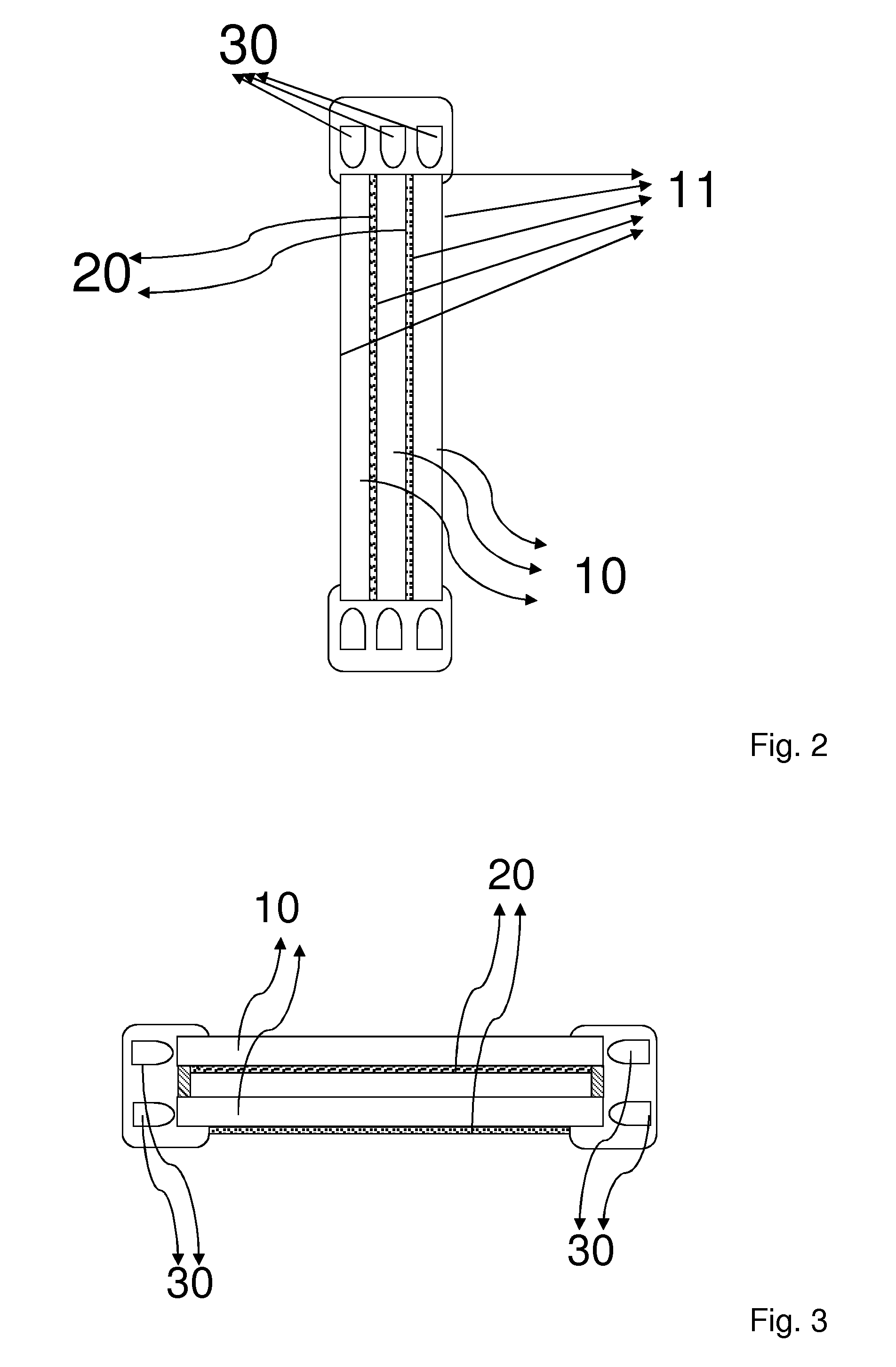 Switchable luminescent see-through system