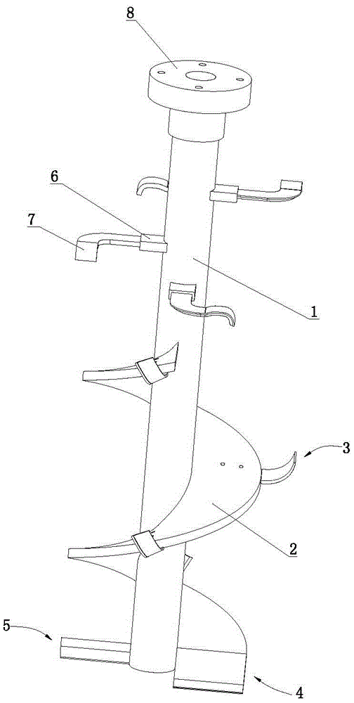 Subsoiling and tilling device