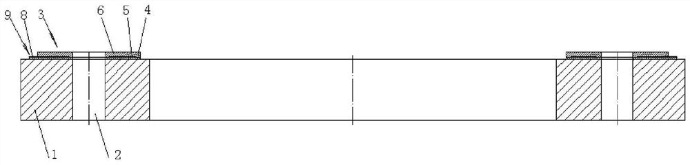 A flange with an anti-slip grooved gasket and a pressure sensor and its manufacturing method