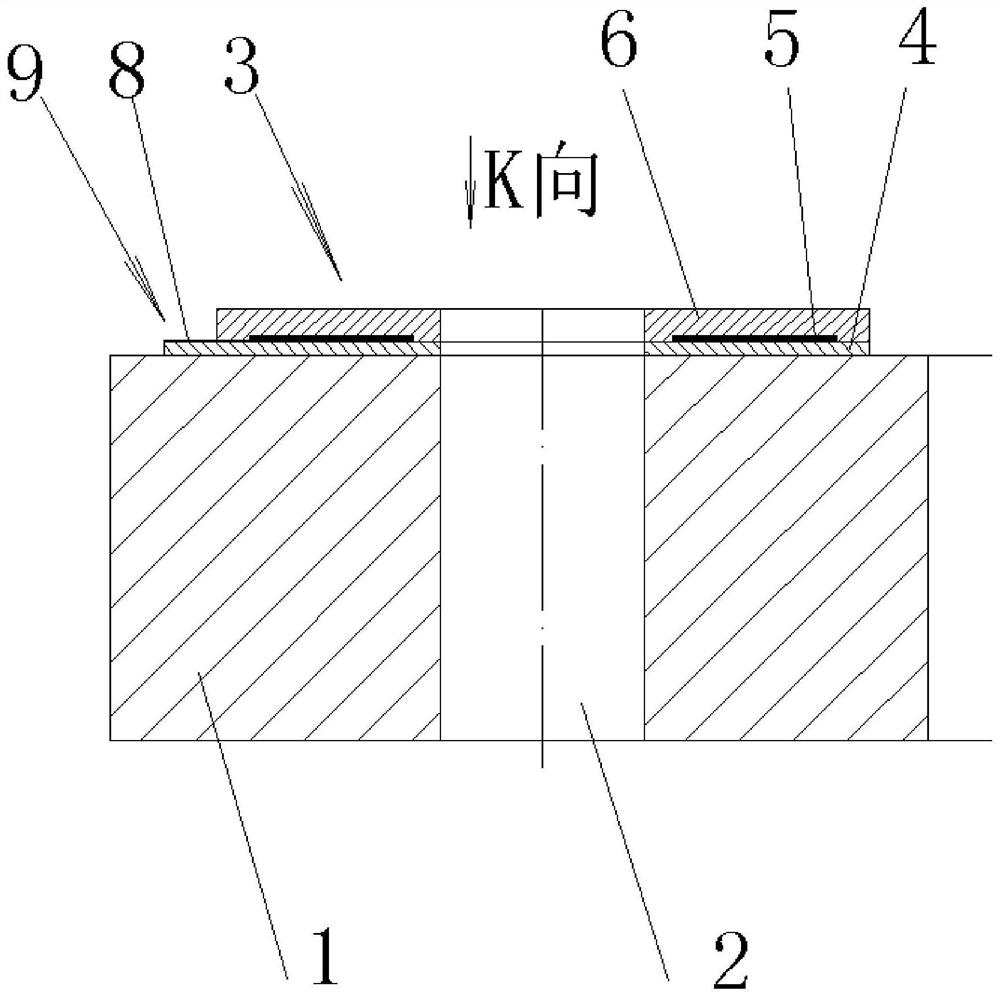 A flange with an anti-slip grooved gasket and a pressure sensor and its manufacturing method