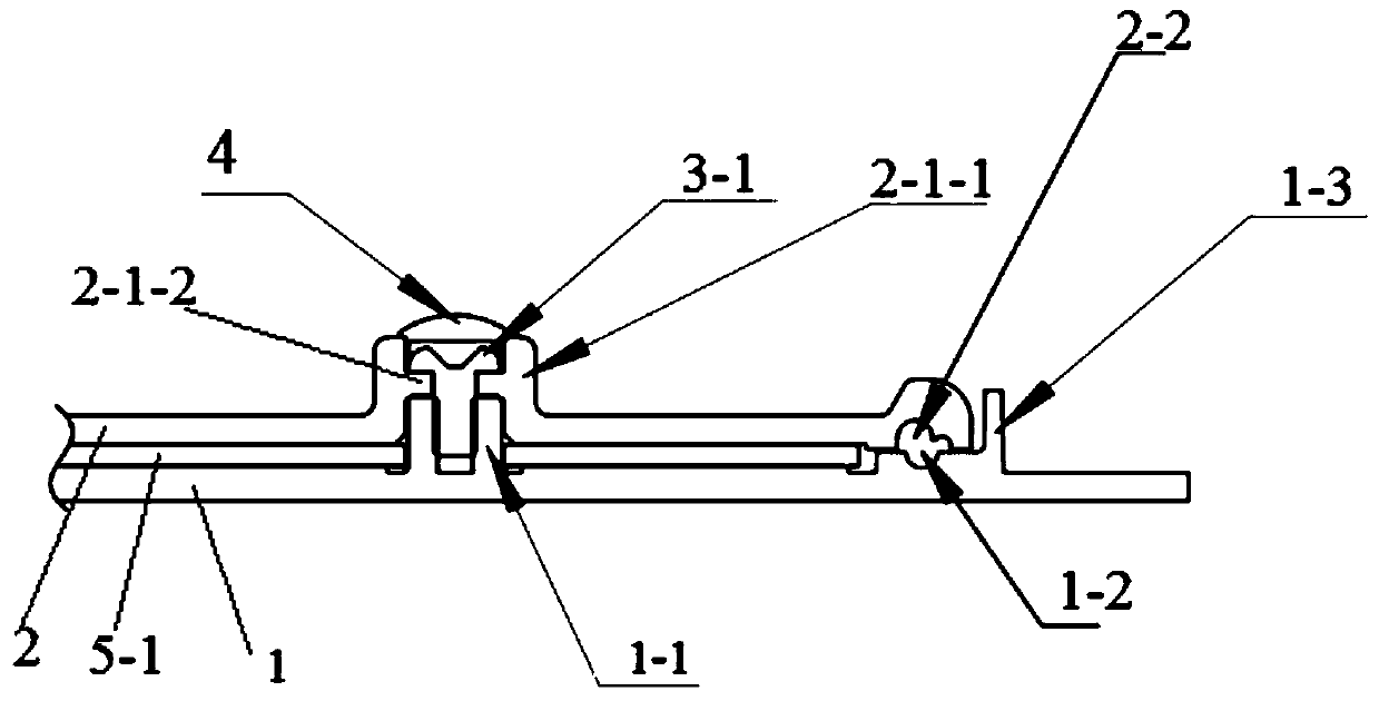 LED module sealing process and LED illuminating device