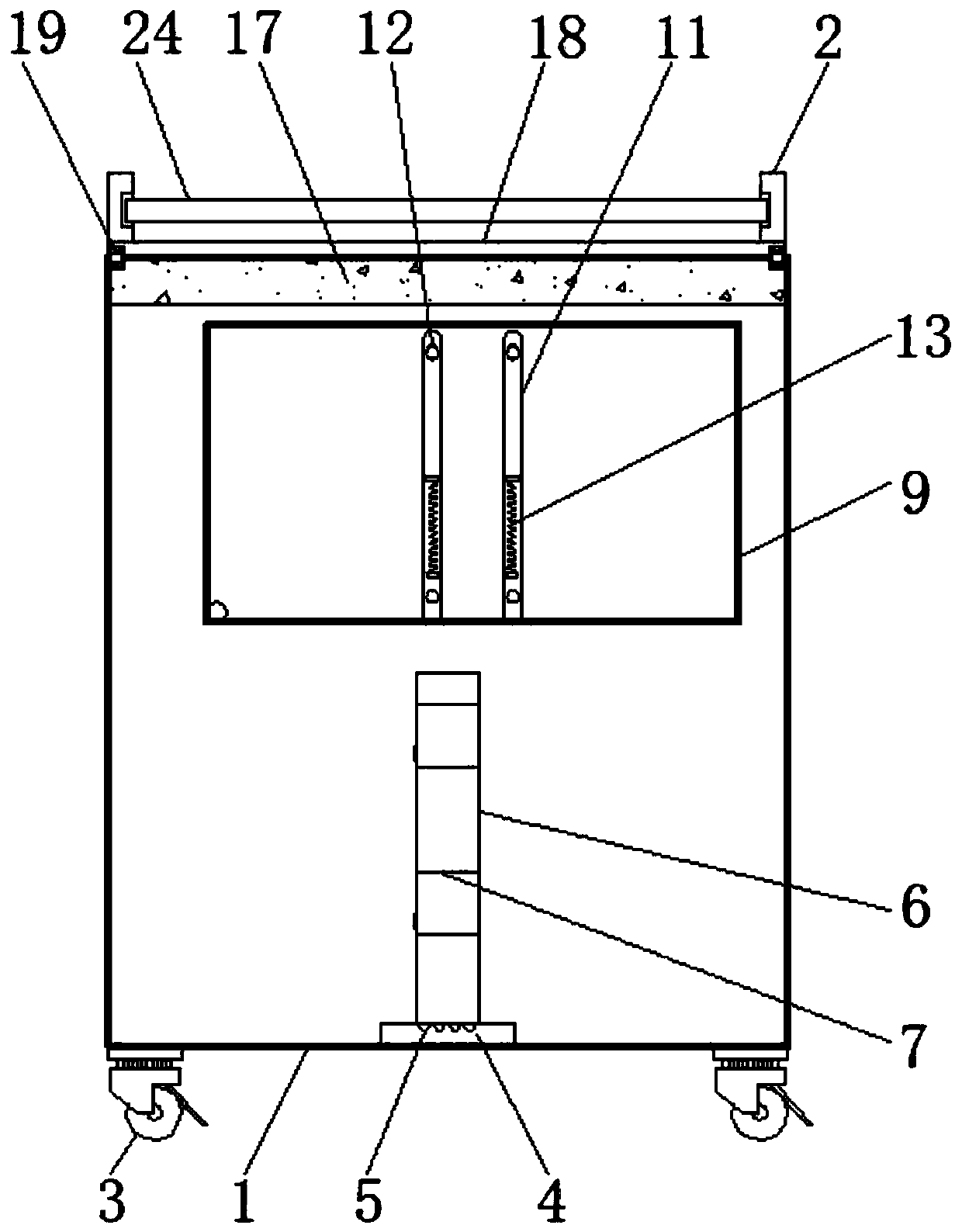 A portable storage device for auto parts