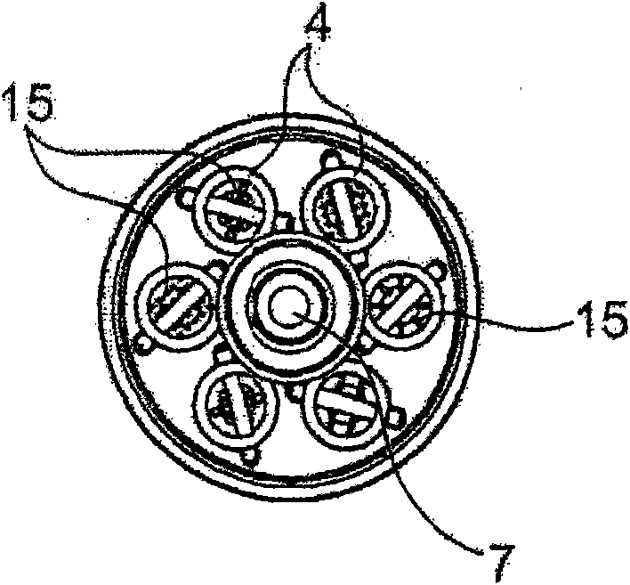 Method and device for contacting two non miscible liquids without mixing them