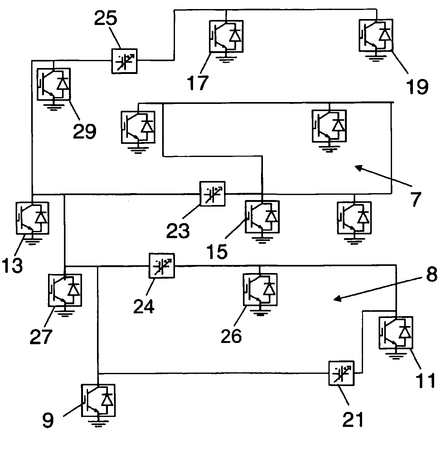 DC voltage compensation in a multi-terminal hvdc power transmission network