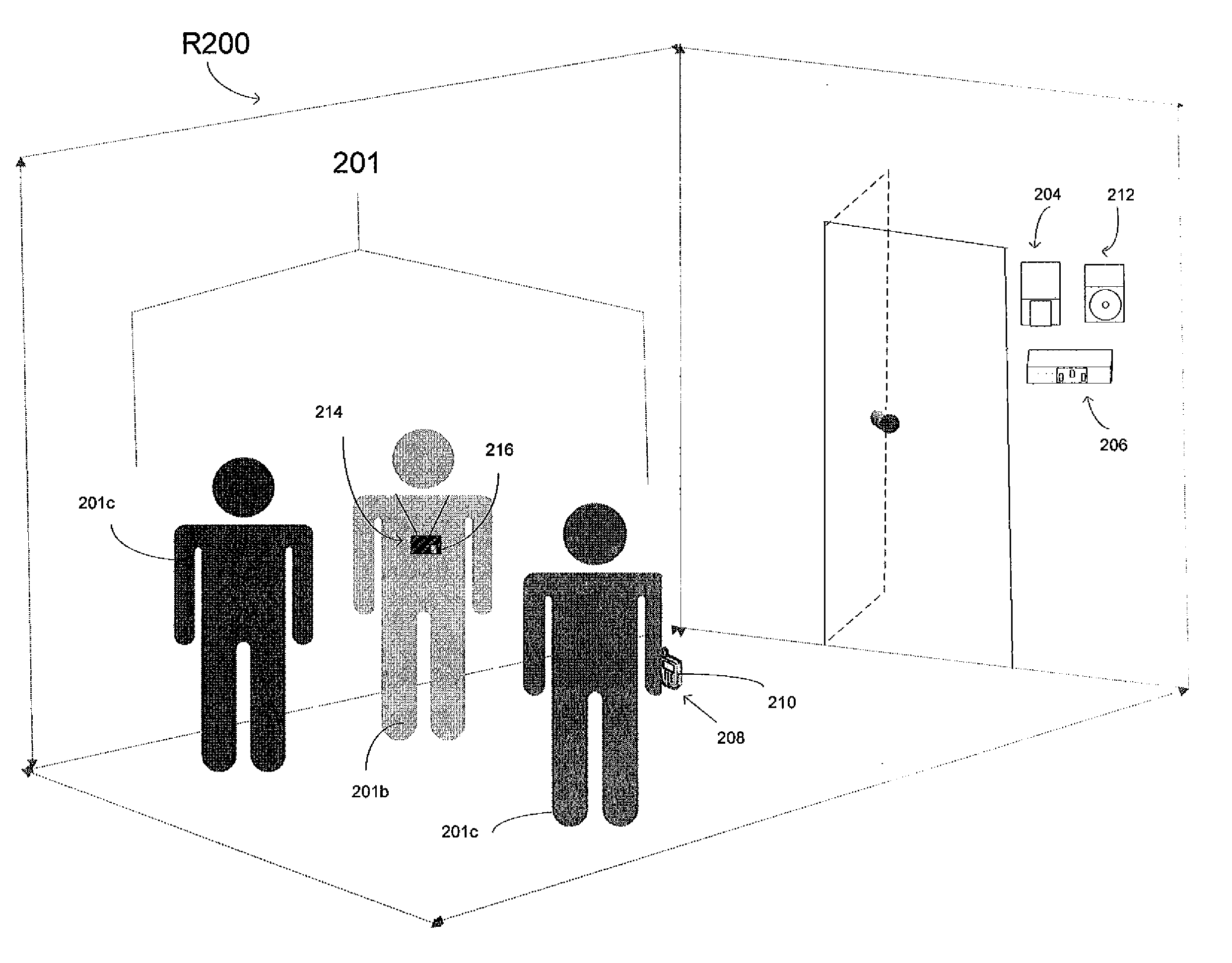 System for providing the status of a conference room and method of use