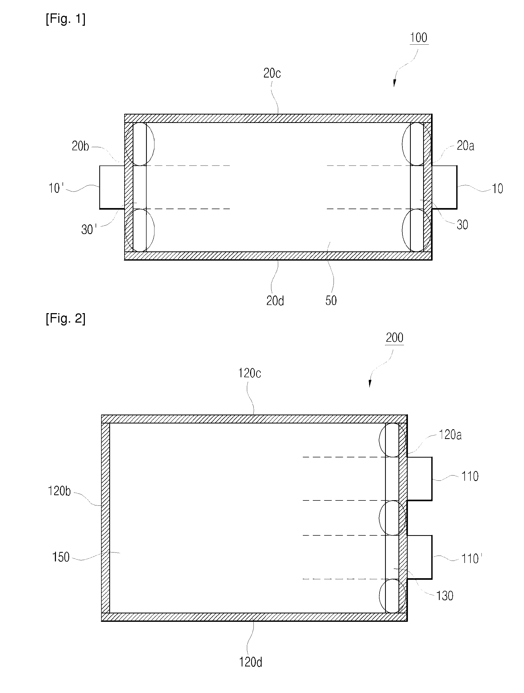 Pouch type secondary battery with improved safety