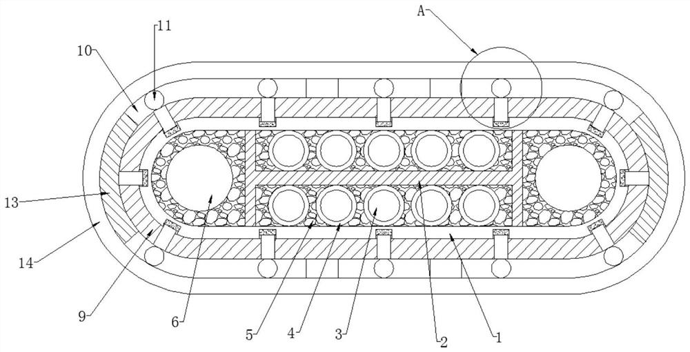 Flat inter-plate cable for space