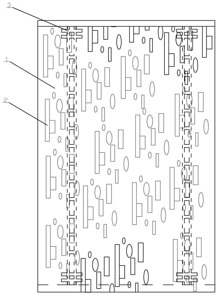 Inorganic ecological simulation outer wall integrated plate and preparation method thereof