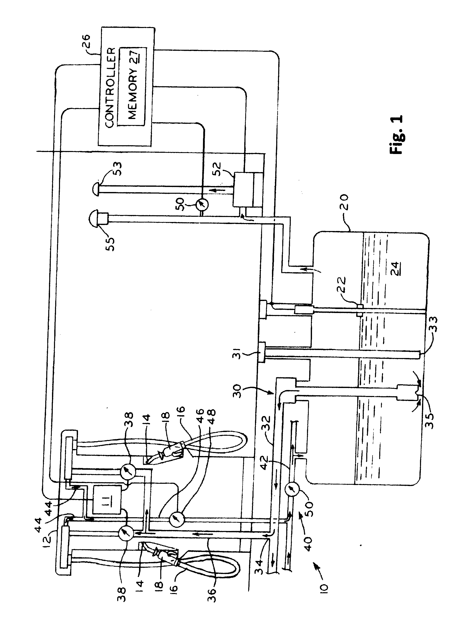 Method and apparatus for monitoring for leaks in a stage ii fuel vapor recovery system