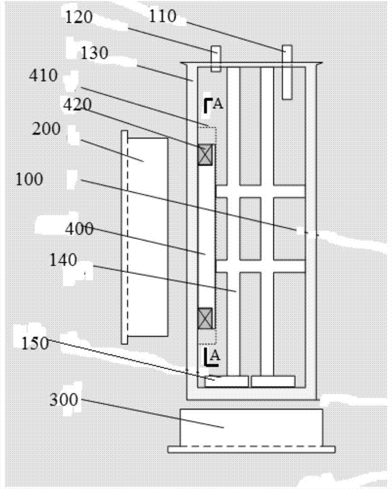 A superconducting eddy current braking device with a linear halbach permanent magnet arrangement containing a superconducting switch