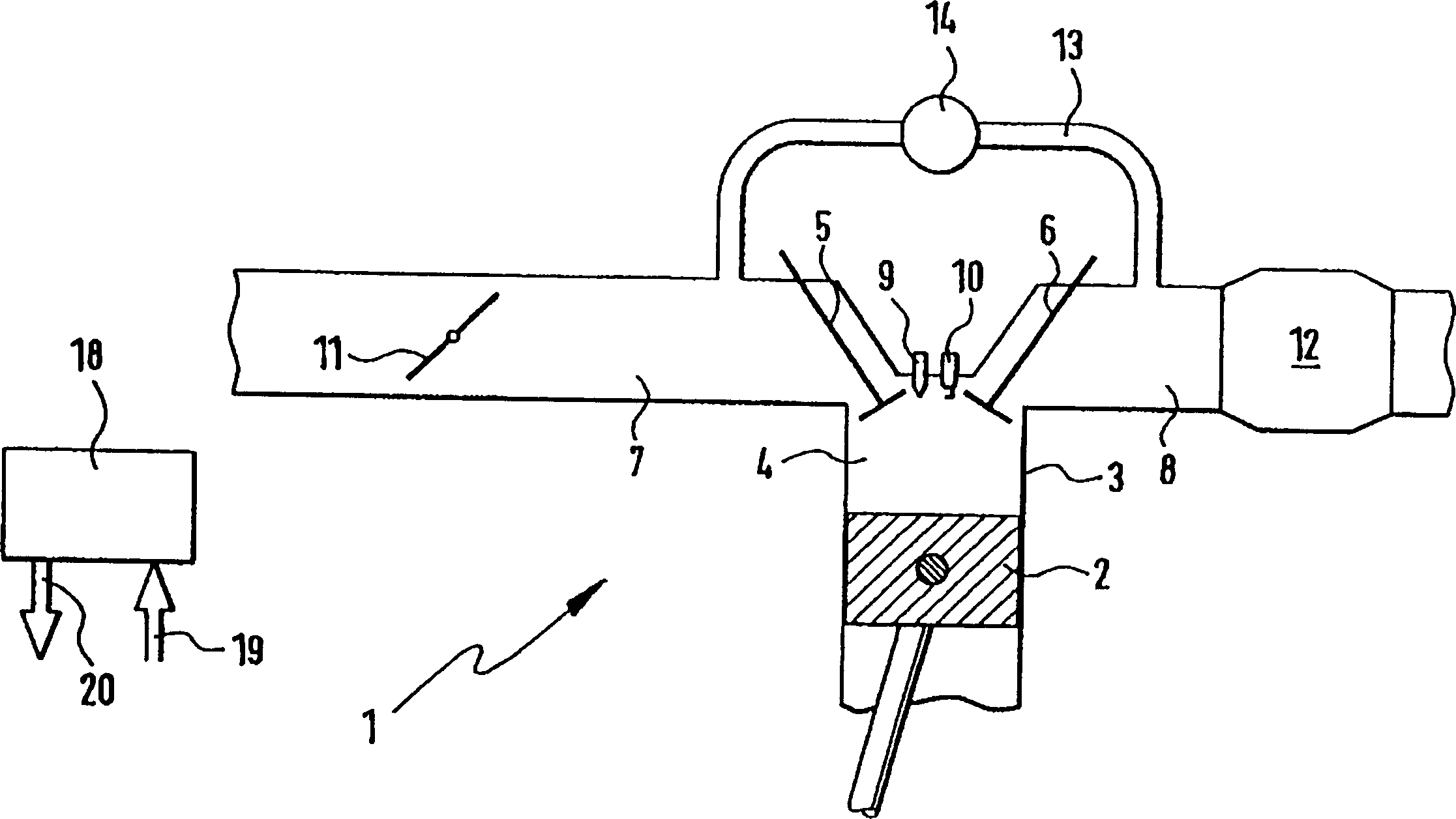 Method for operation of combustion engine and combustion engine