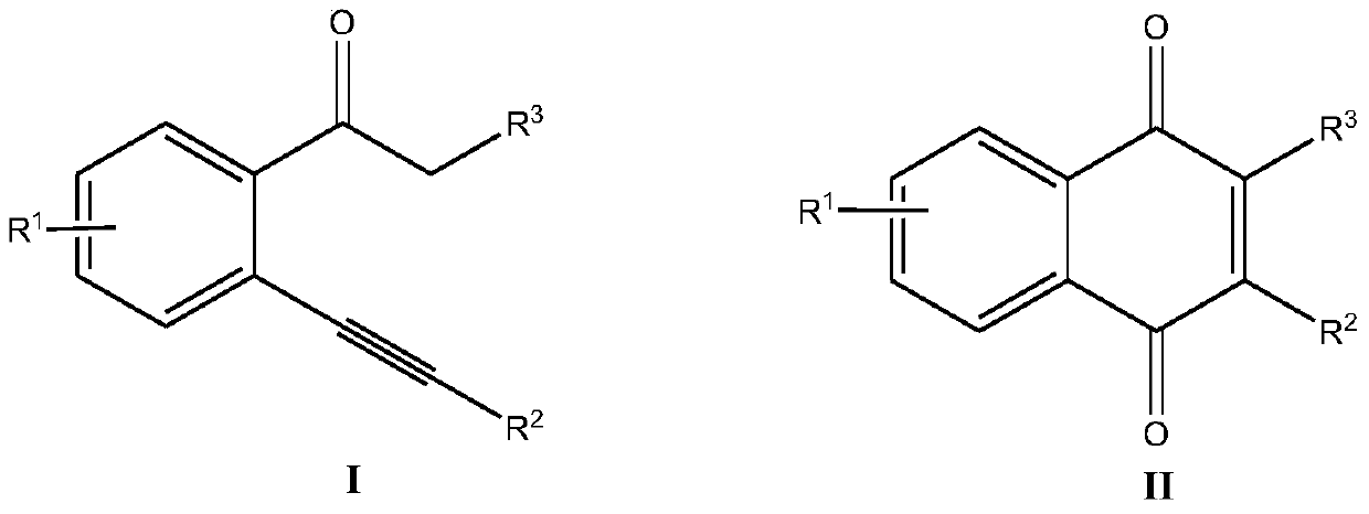 A kind of synthetic method of 2-substituted-1,4-naphthoquinone derivatives