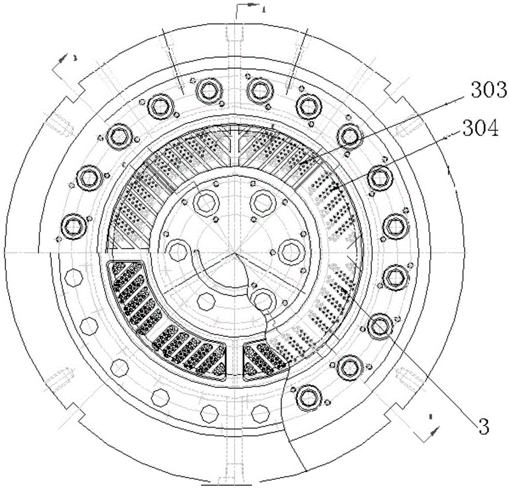 A large-scale plastic extrusion granulation unit underwater pelletizing system