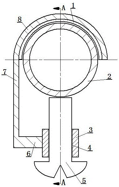 Harmonica frame convenient for playing of guitar