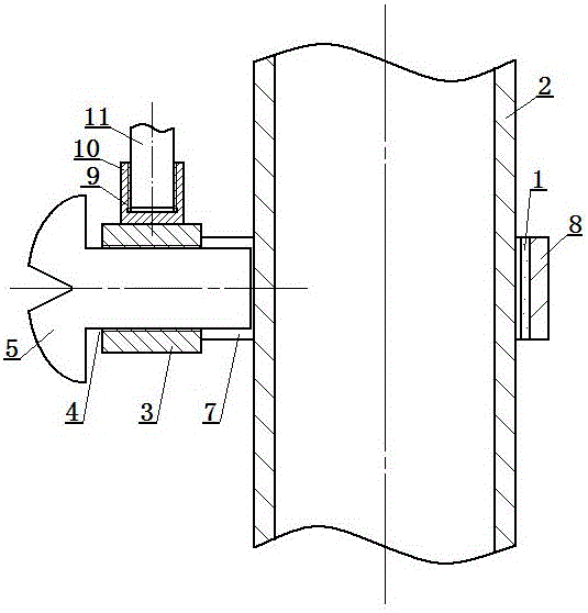 Harmonica frame convenient for playing of guitar