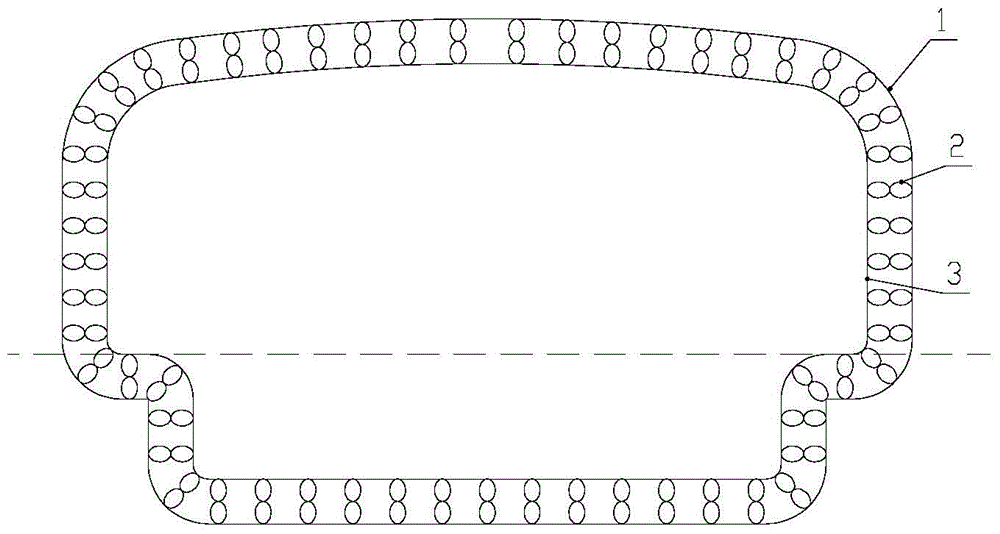 A high-transparency hollow structure radome