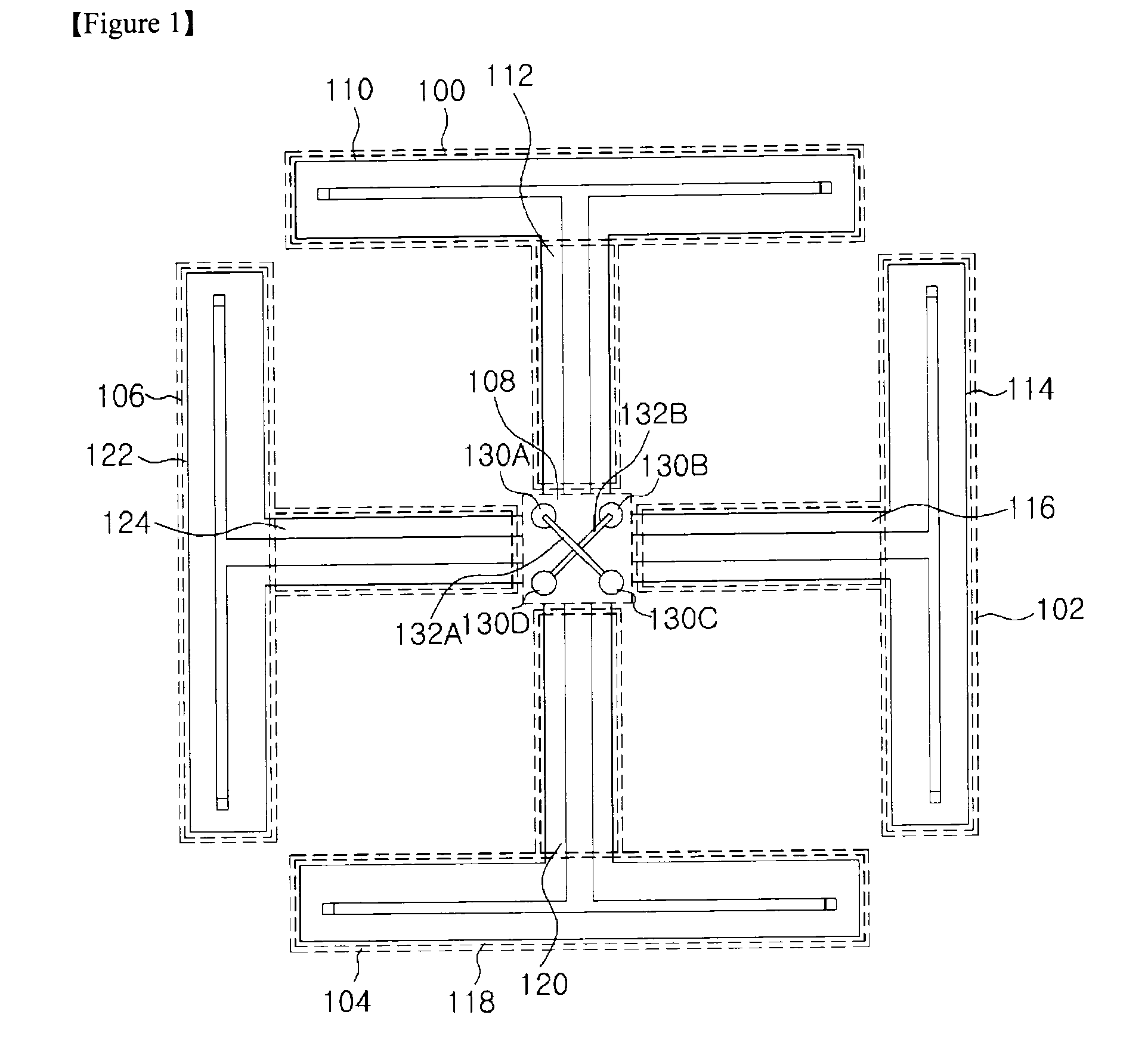 Antenna for controlling a direction of a radiation pattern