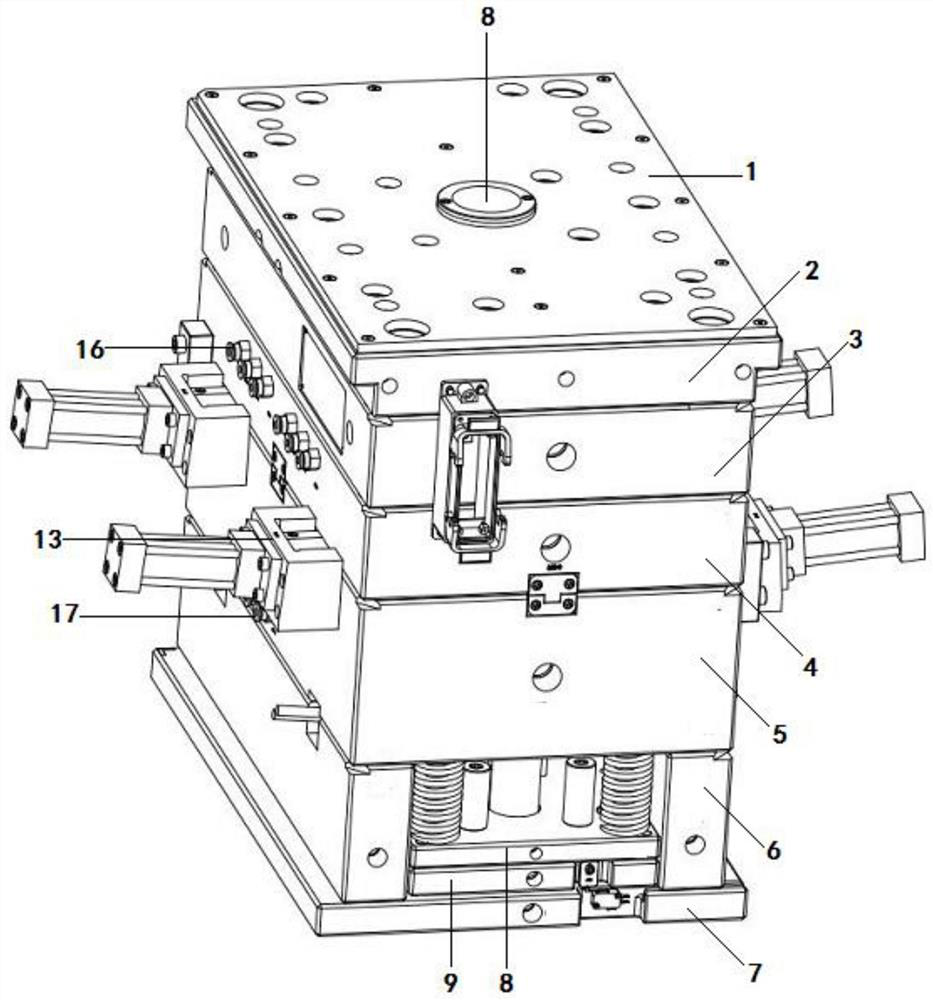 Crank arm forming die