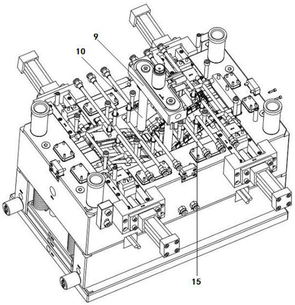 Crank arm forming die