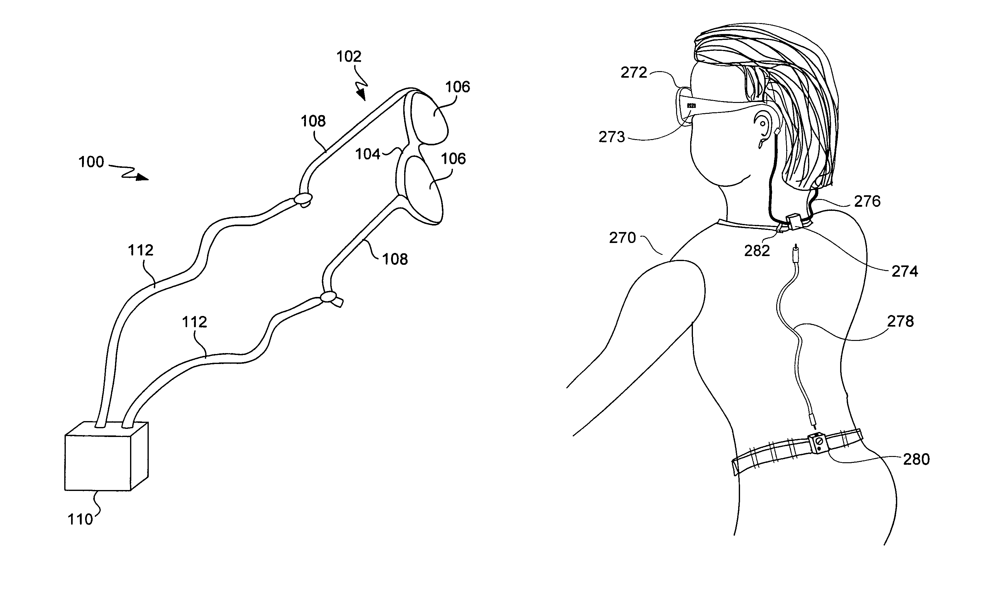 Tethered electrical components for eyeglasses