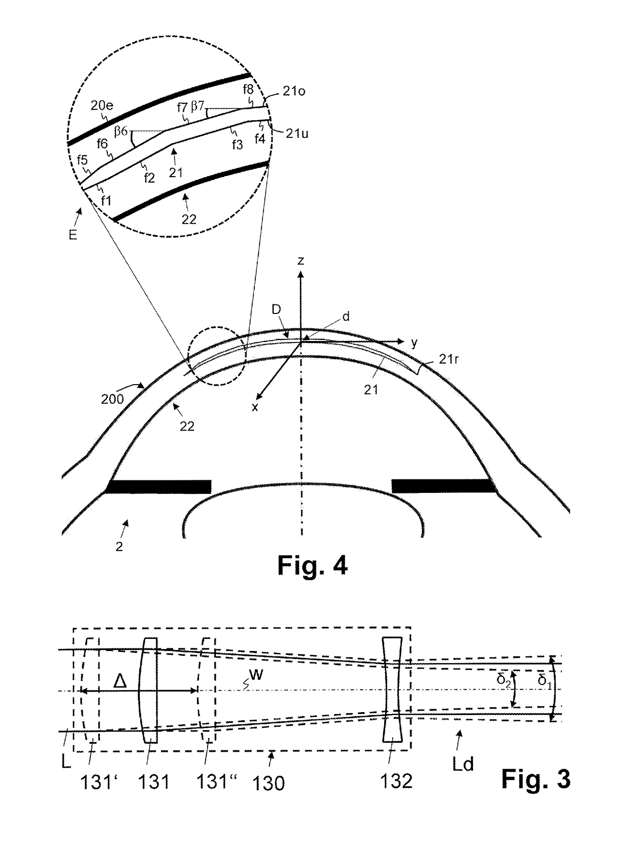 Apparatus for Working on Eye Tissue by Means of a Pulsed Laser Beam