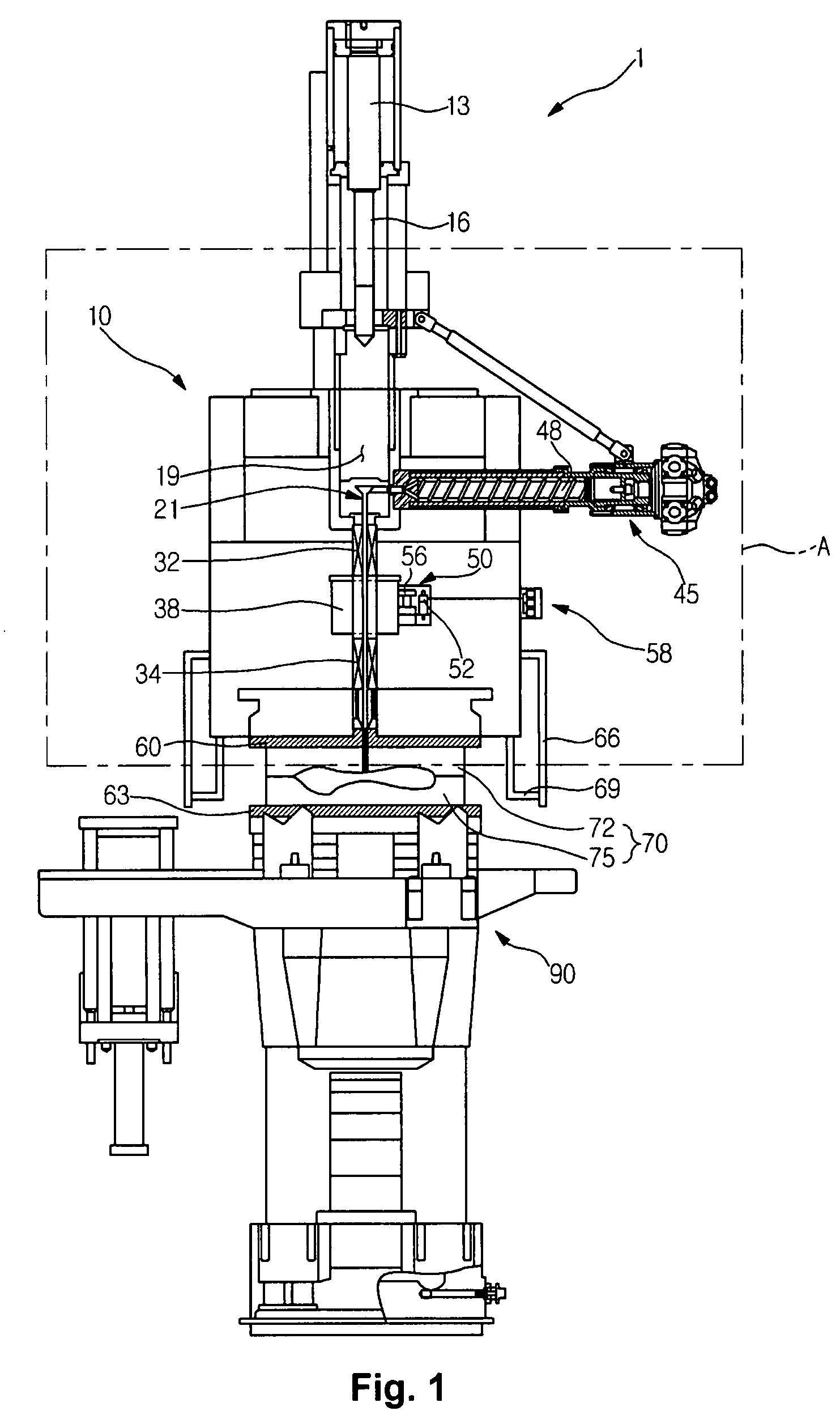 Injection apparatus and control method thereof